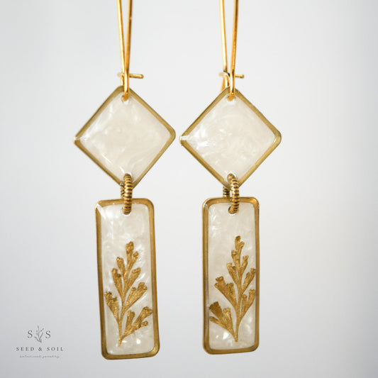 Midas Deco Dangle Earrings