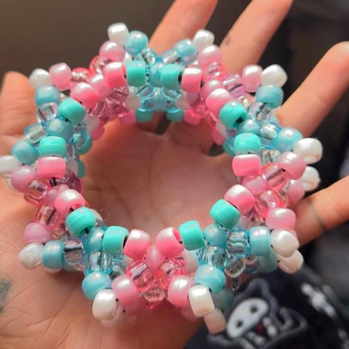 Rotating Kandi Bracelet/Cuff (Customization Available)