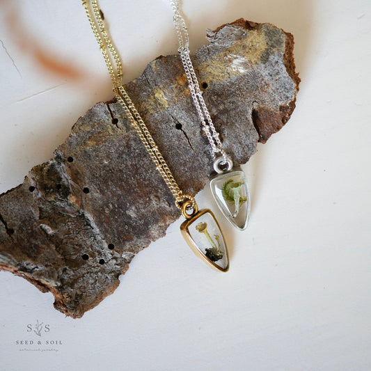 Arrowhead Mushroom Necklace