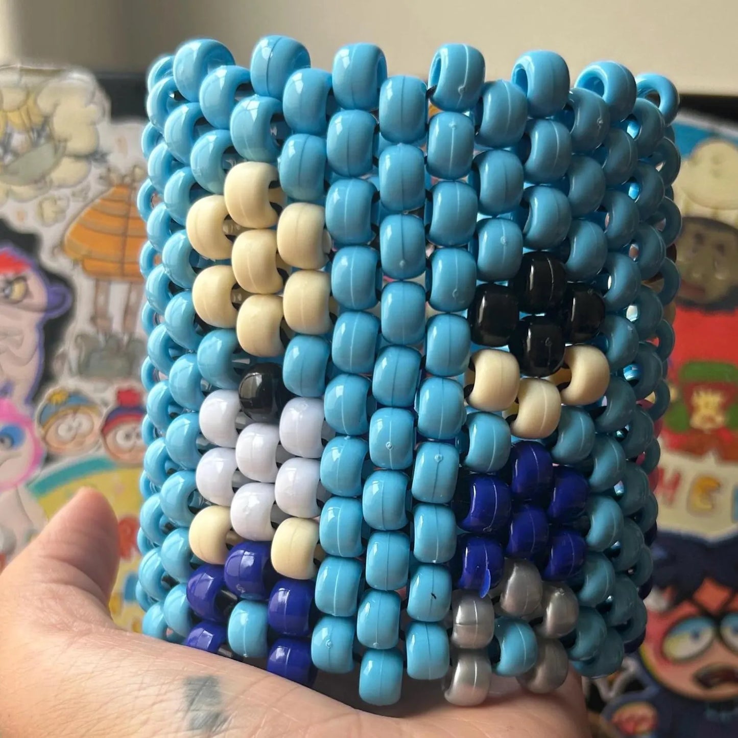 Weezer Blue Album Kandi Cuff