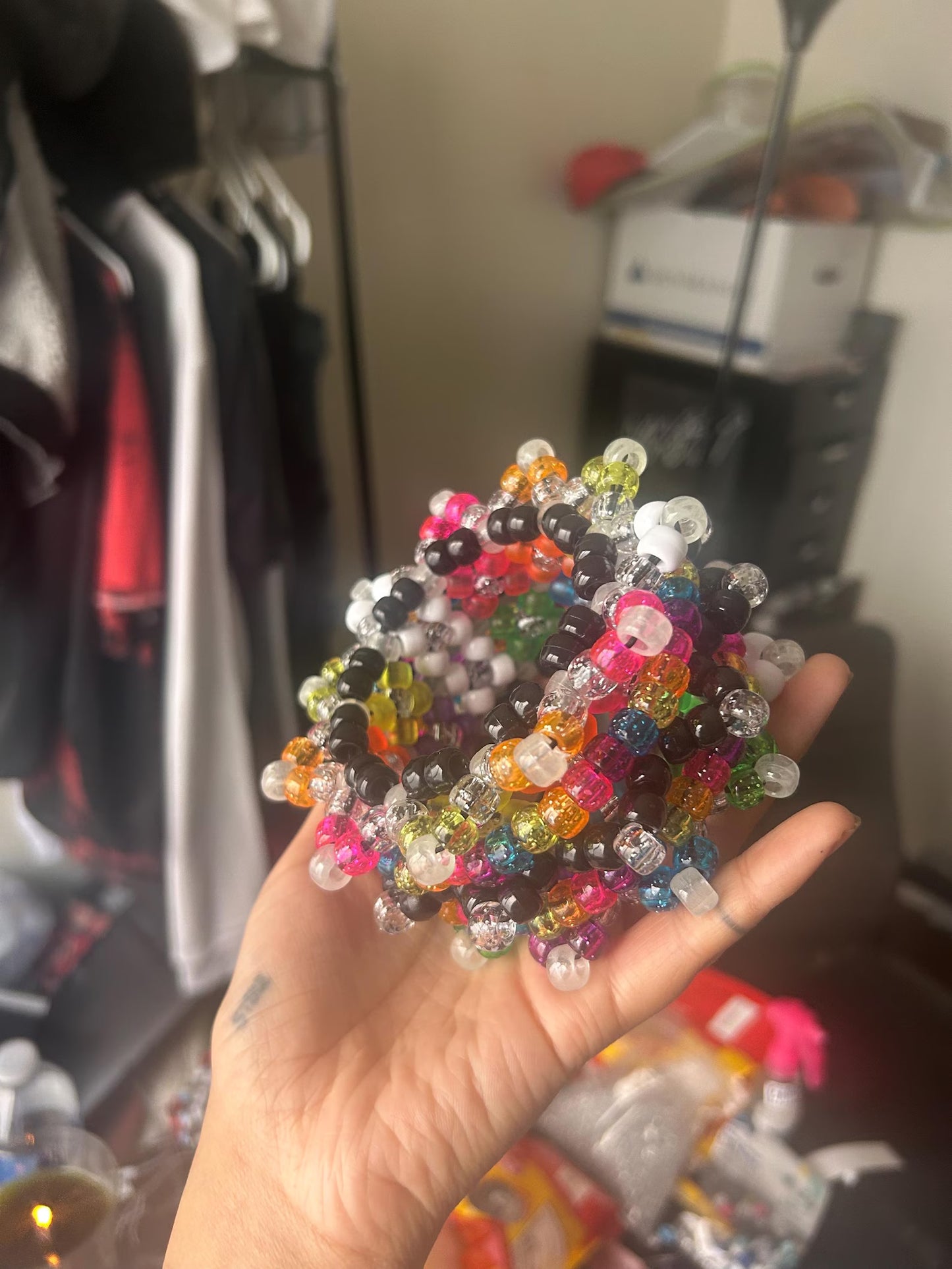 Rotating Kandi Bracelet/Cuff (Customization Available)